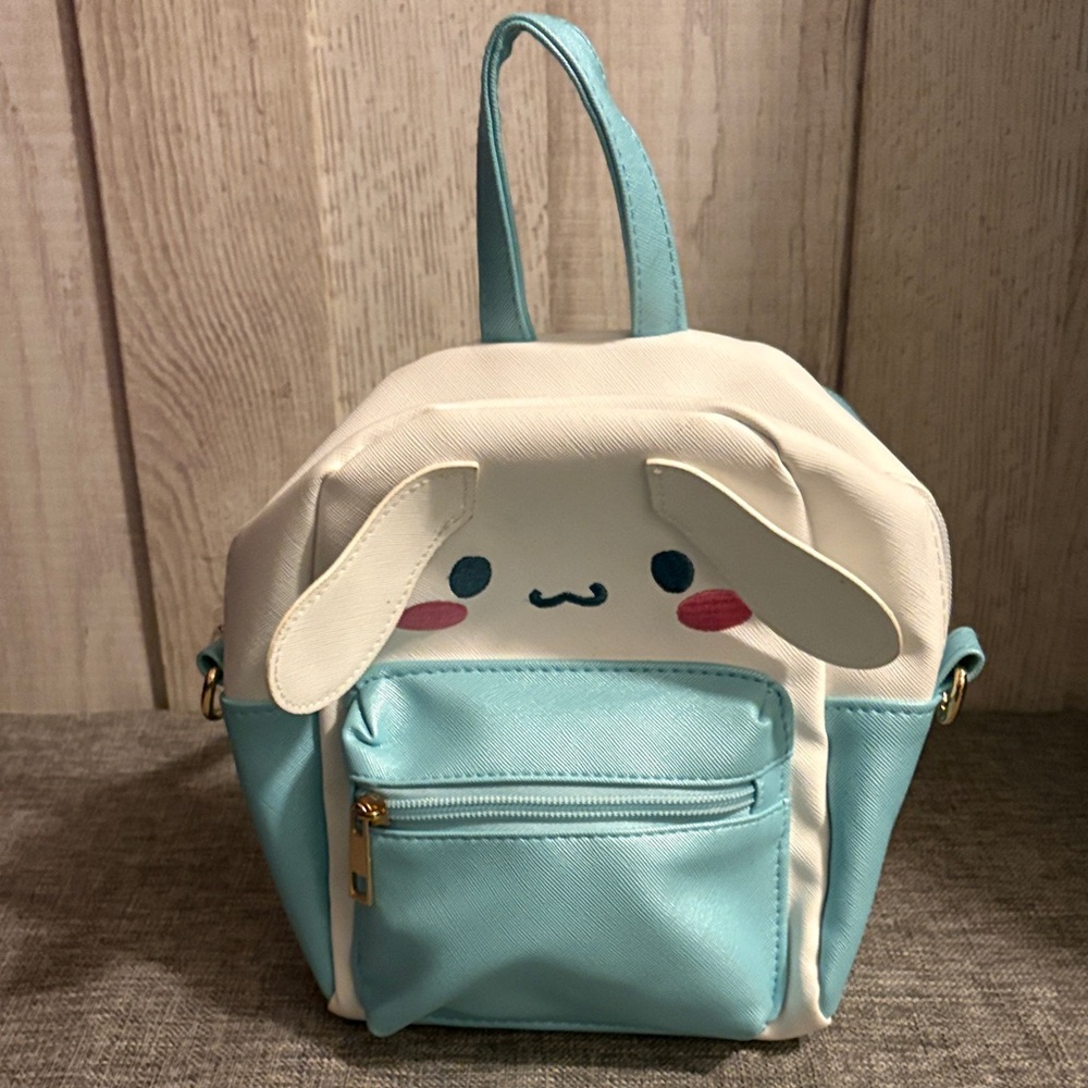 Cute Blue and White Backpack
